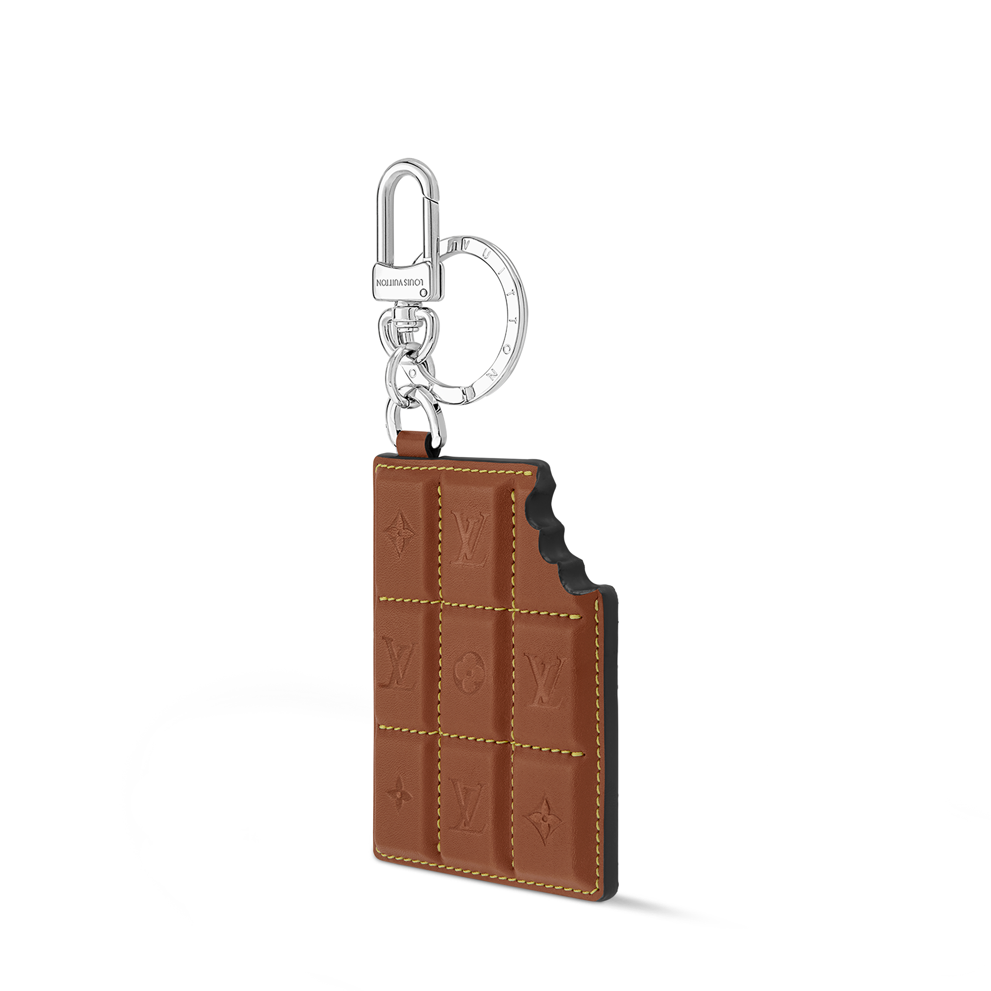 LV Chocolate Bar Figurine Key Holder And Bag Charm S00